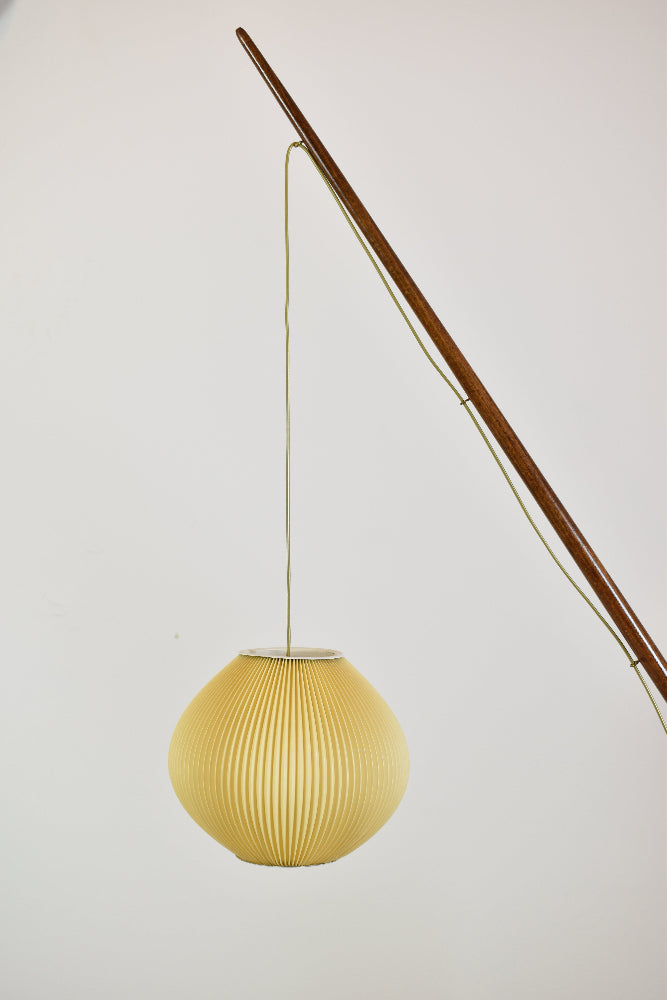 Vintage Svend Aage Holm Sørensen “Fishing Pole” Floor Lamp, Denmark, circa 1955