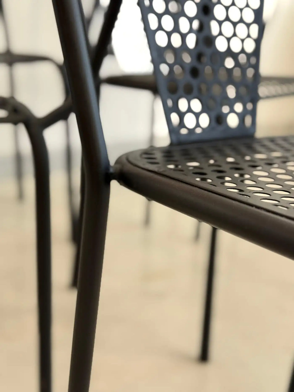 Shop René Malaval Vintage Set of 6 Garden Chairs, circa 1955 - Spirit Gallery Vintage Furniture
