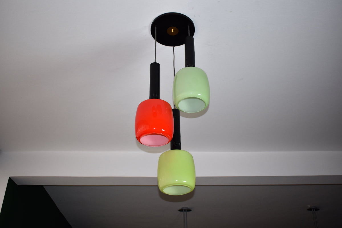 Shop 1950's Italian Multicolour Murano Glass Pendant by Stilnovo - Spirit Gallery Vintage Furniture