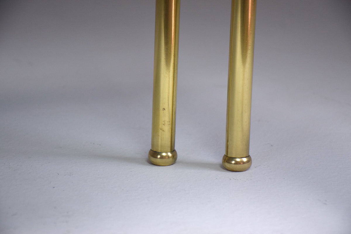 20th Century French Brass Glass Console Table, 1970s - Spirit Gallery 