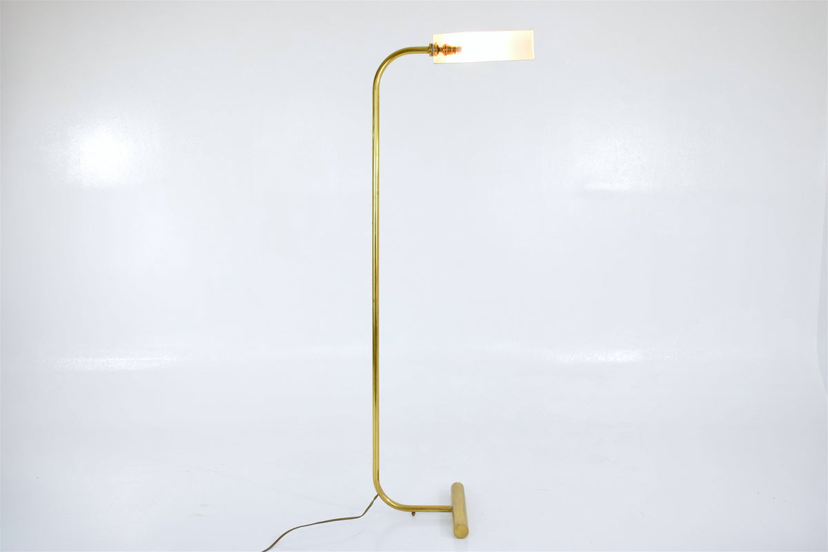 20th Century French Vintage Brass Floor Lamp by Christian Liaigre, 1990's - Spirit Gallery 