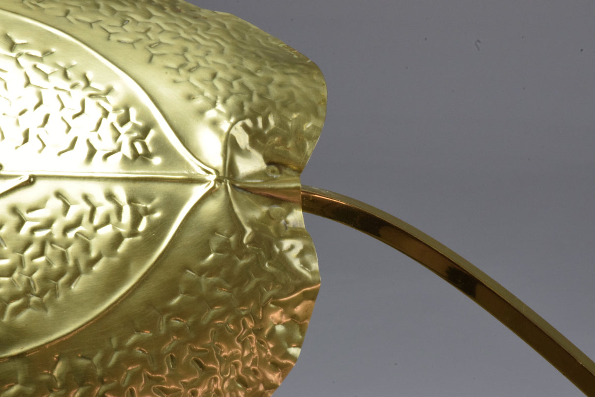 20th Century Rare Brass Floor Lamp by Tommaso Barbi, 1970's - Spirit Gallery 