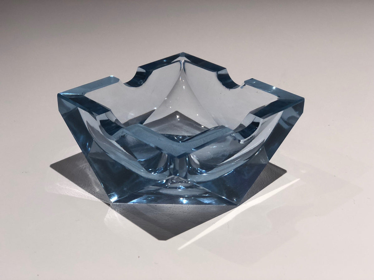 20th Century Vintage Art Deco Glass Ashtray, 1930-1940 - Spirit Gallery 