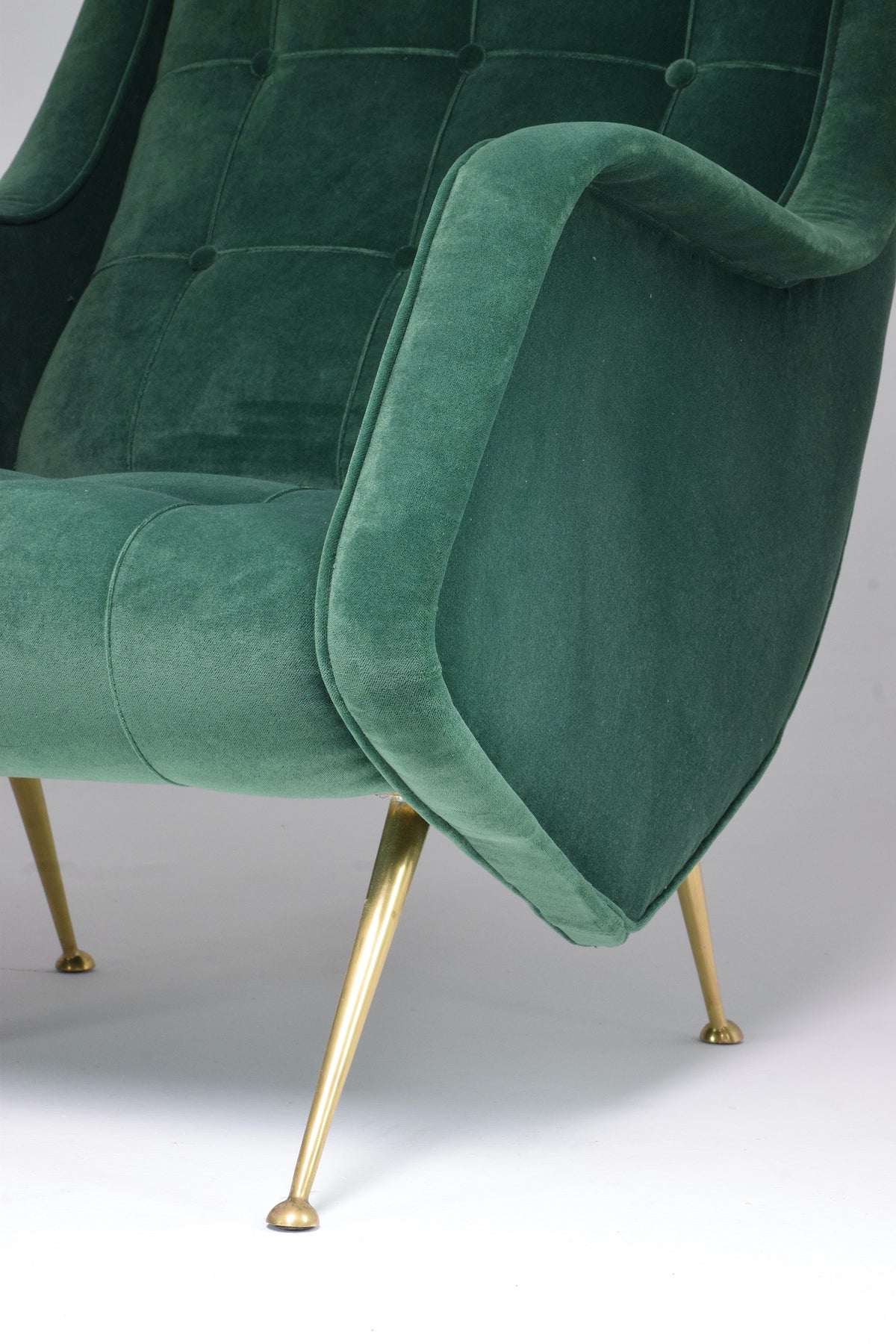 1950's Pair of Italian Midcentury Armchairs by Aldo Morbelli - Spirit Gallery 