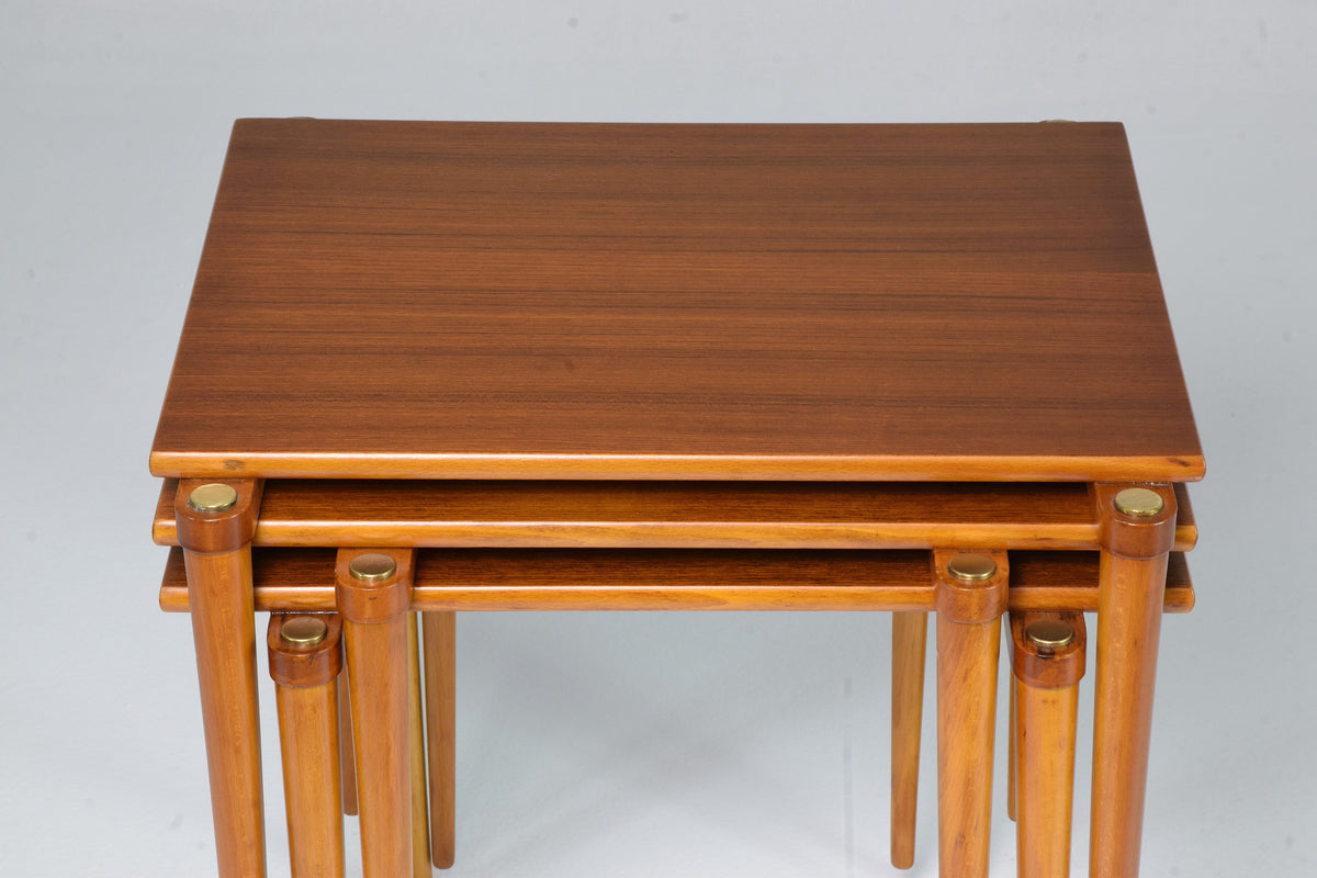 1960's Set of Three Italian Mid-Century Modern Side Tables - Spirit Gallery 