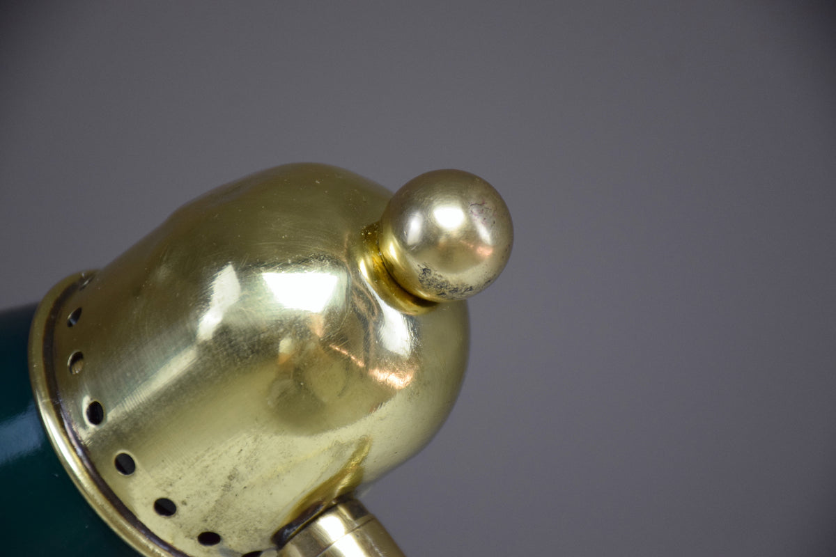 French Vintage Brass Table Lamp by Robert Mathieu, 1950's - Spirit Gallery 