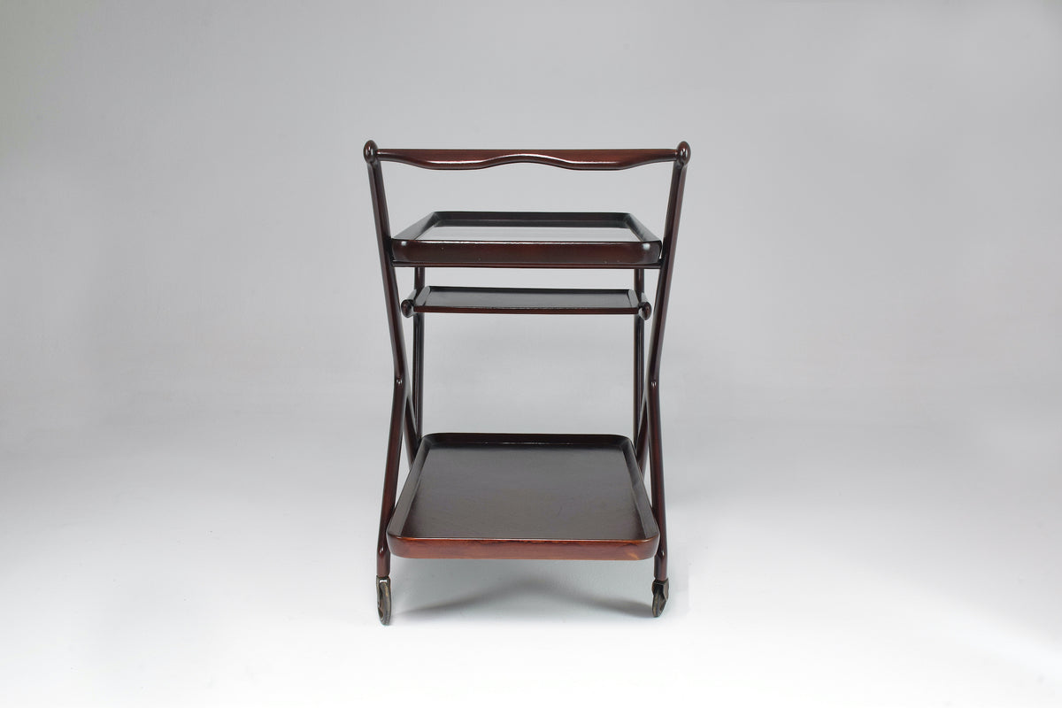 Italian Cesare Lacca for Cassina Bar or Serving Cart Trolley, 1950s - Spirit Gallery 