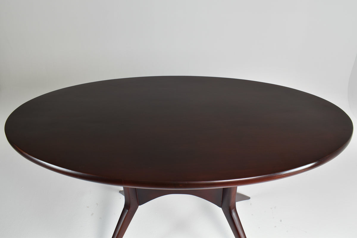 1950's Italian Oval Table Ico Parisi Style - Spirit Gallery 