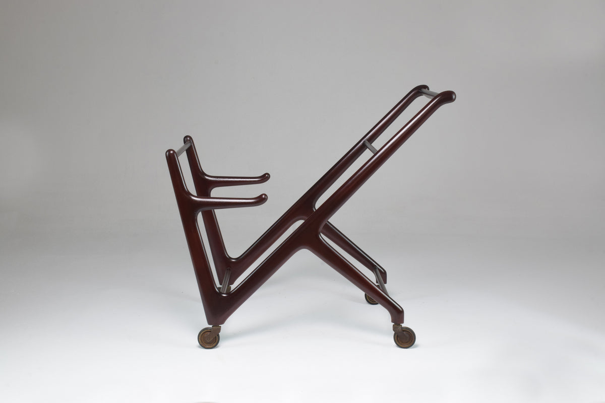 Italian Cesare Lacca for Cassina Bar or Serving Cart Trolley, 1950s - Spirit Gallery 