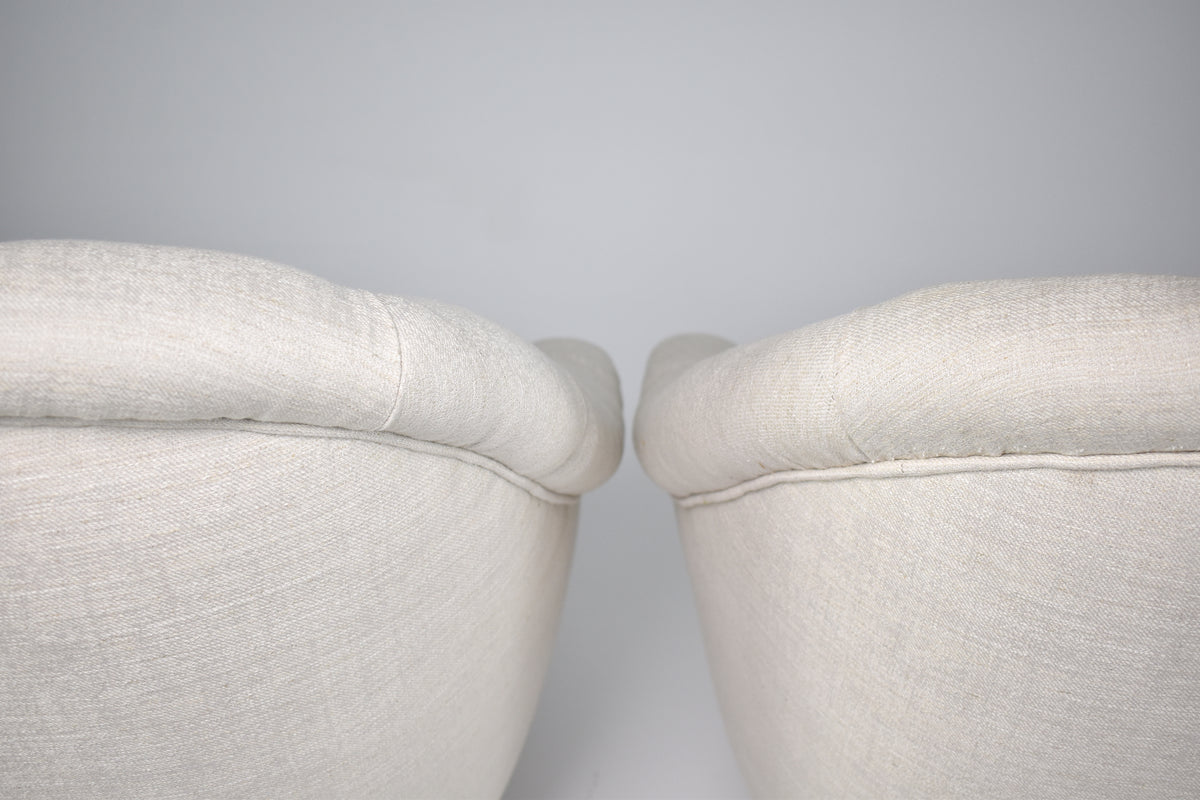 Shop Pair of Italian Armchairs Attributed to Gio Ponti, 1950s - Spirit Gallery Vintage Furniture