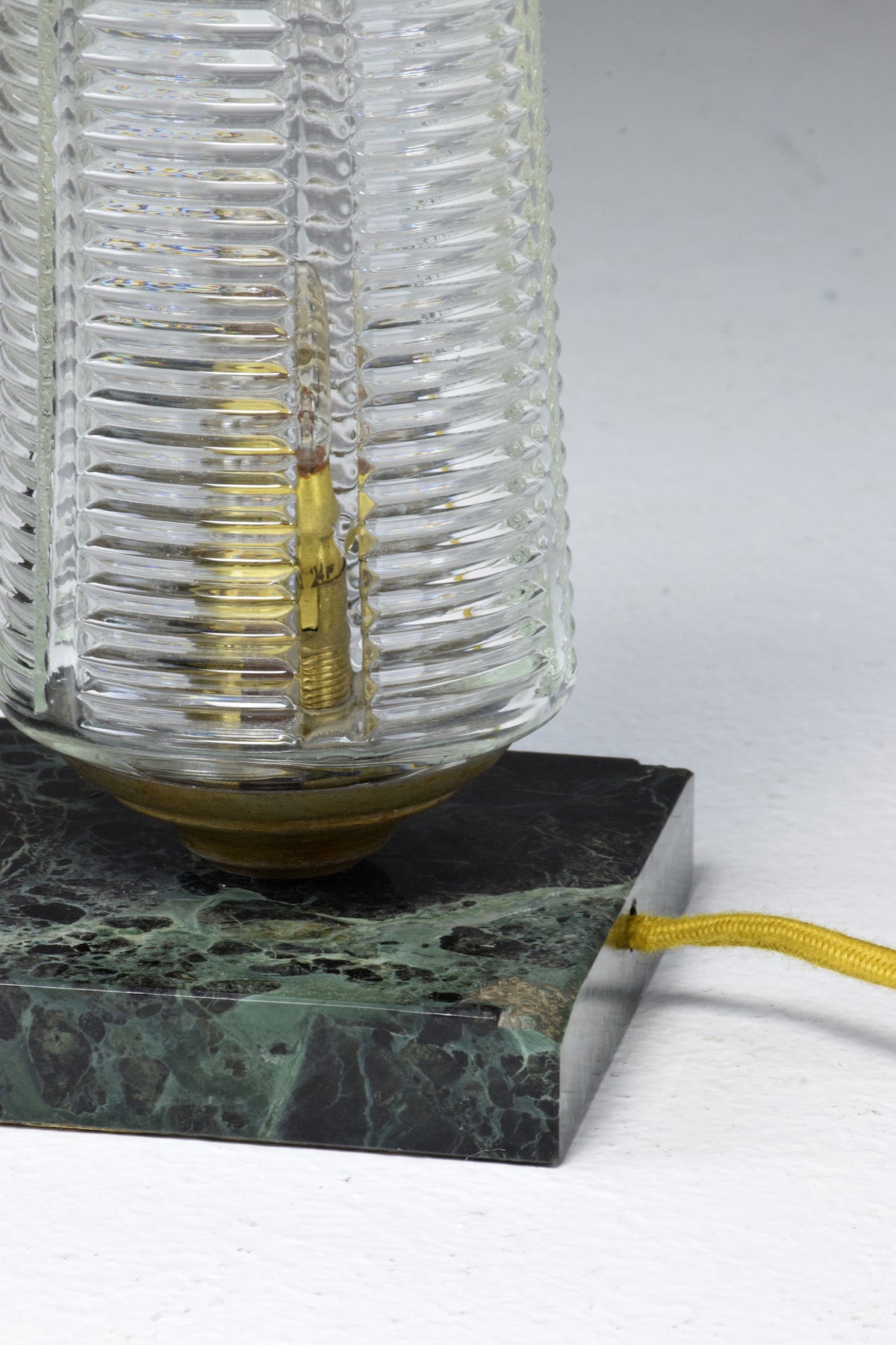French Vintage Art Deco Lion Marble Table Lamp, 1930's - Spirit Gallery 