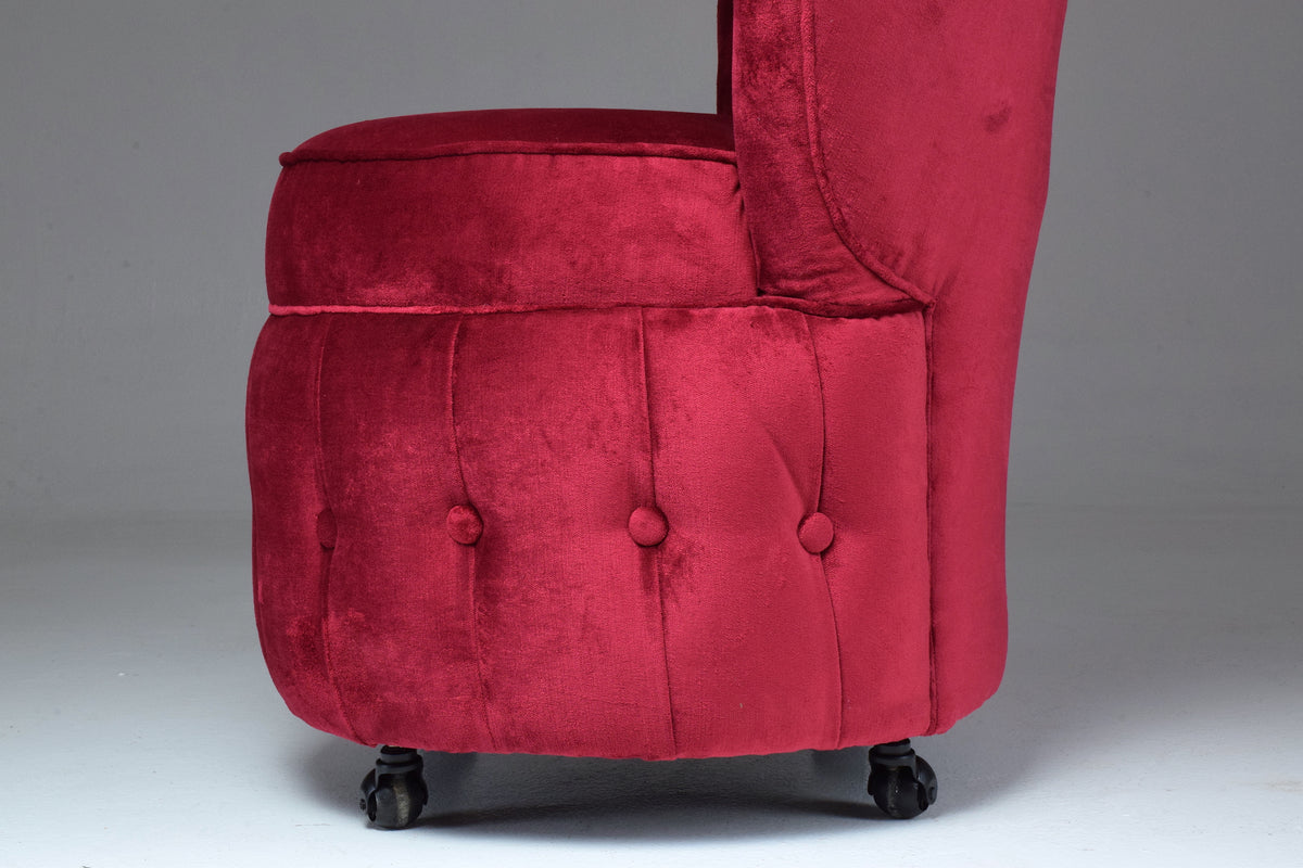 French Vintage Boudoir Chair, 1950's - Spirit Gallery 
