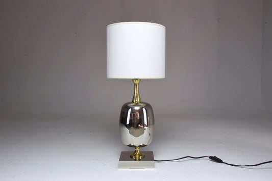 French Vintage Brass Table Lamp, 1970's - Spirit Gallery 