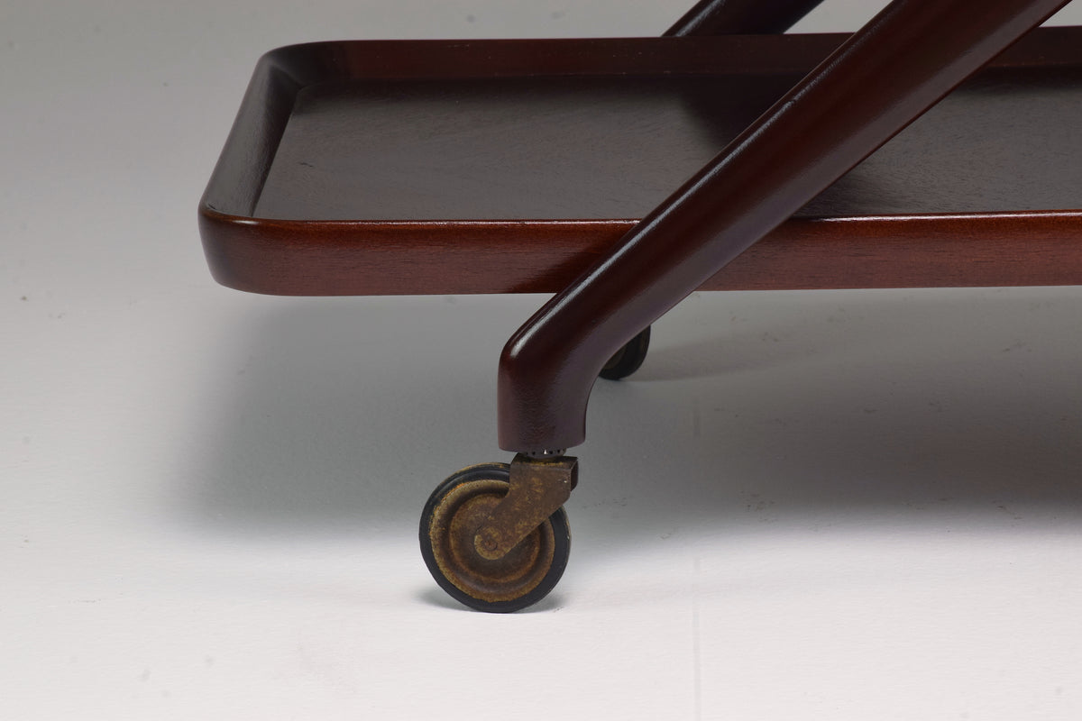 Italian Cesare Lacca for Cassina Bar or Serving Cart Trolley, 1950s - Spirit Gallery 