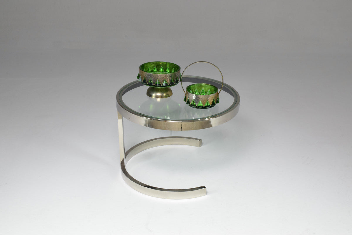 1970's French Side Table by Boris Tabacoff for MMM - Spirit Gallery 