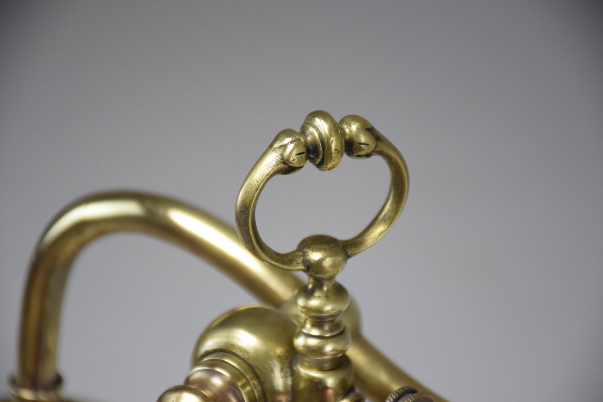French Brass Table Lamp by Frères Muller, 1930's - Spirit Gallery 