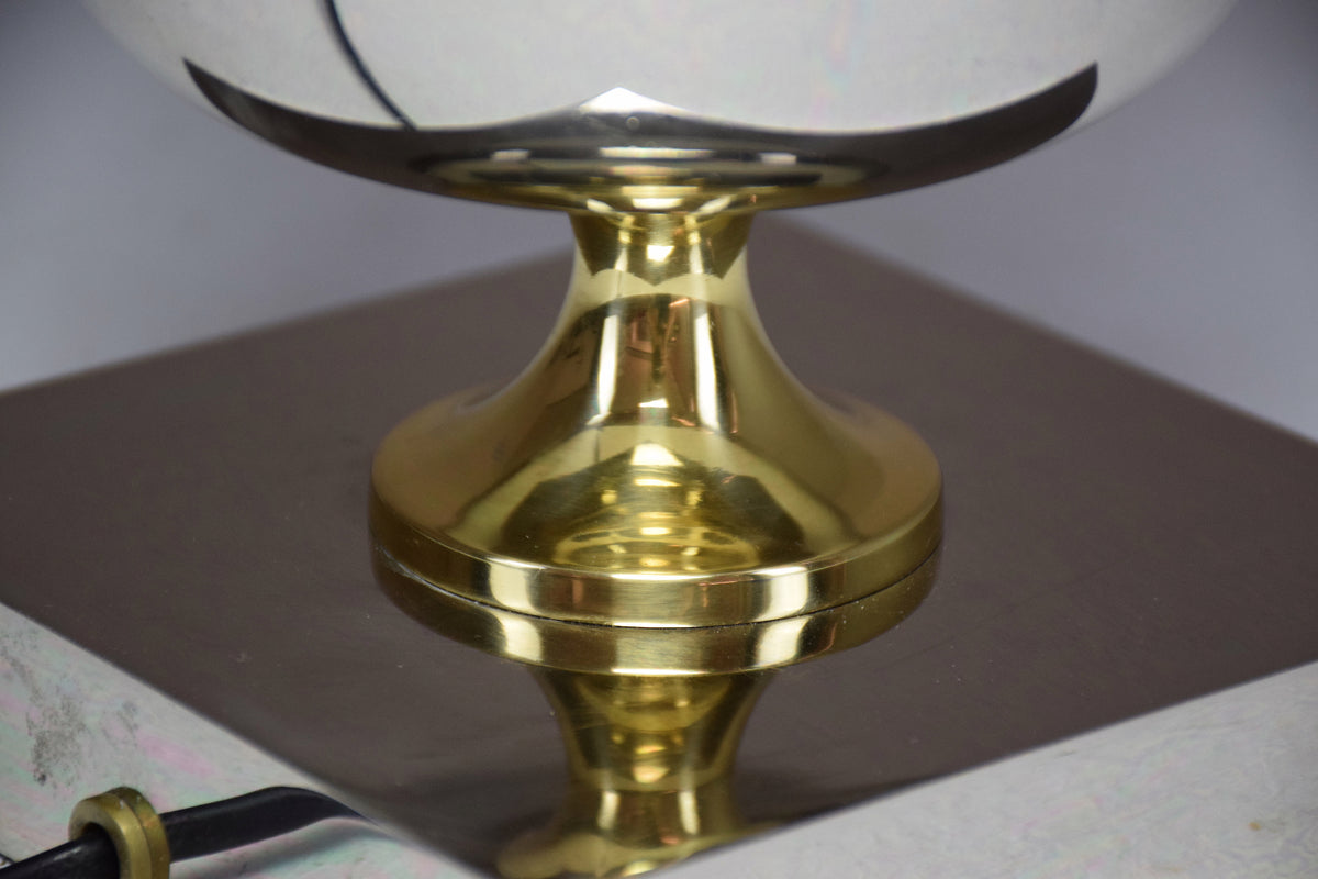 French Vintage Brass Table Lamp, 1970's - Spirit Gallery 