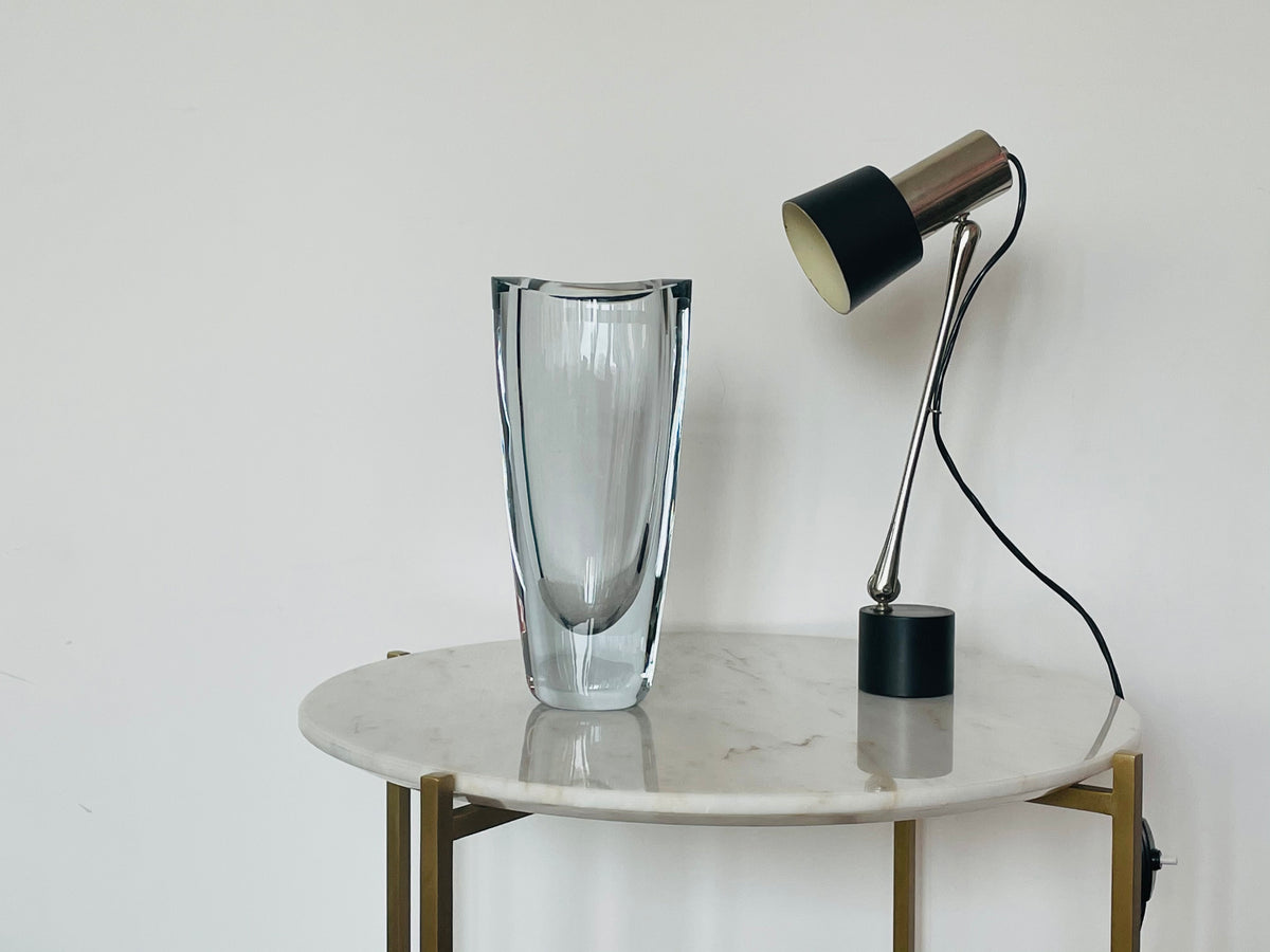 1960's Vintage Swedish Crystal Vase by Orrefors - Spirit Gallery 