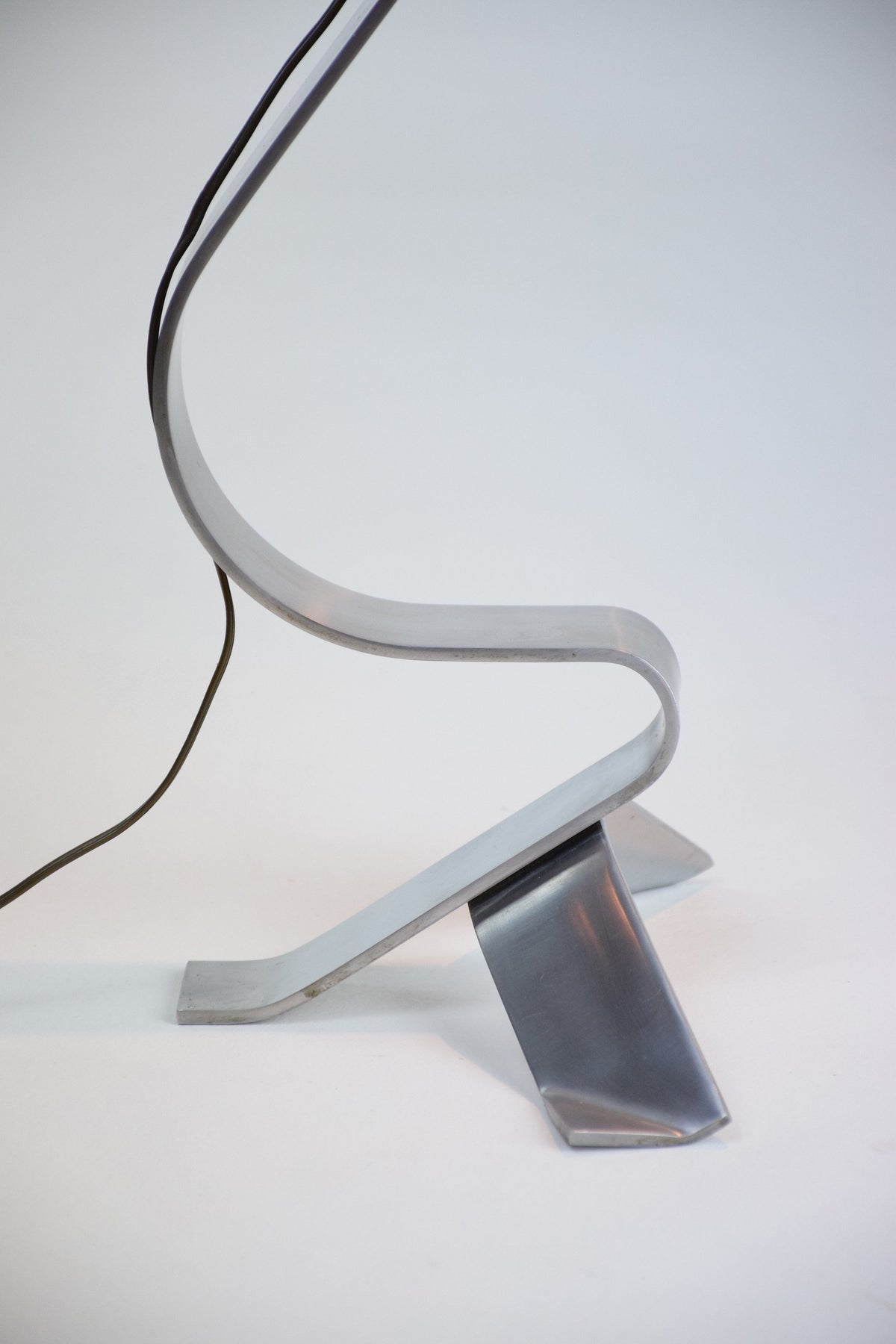 Bird Shaped Steel Lamp, France, 1970's - Spirit Gallery 