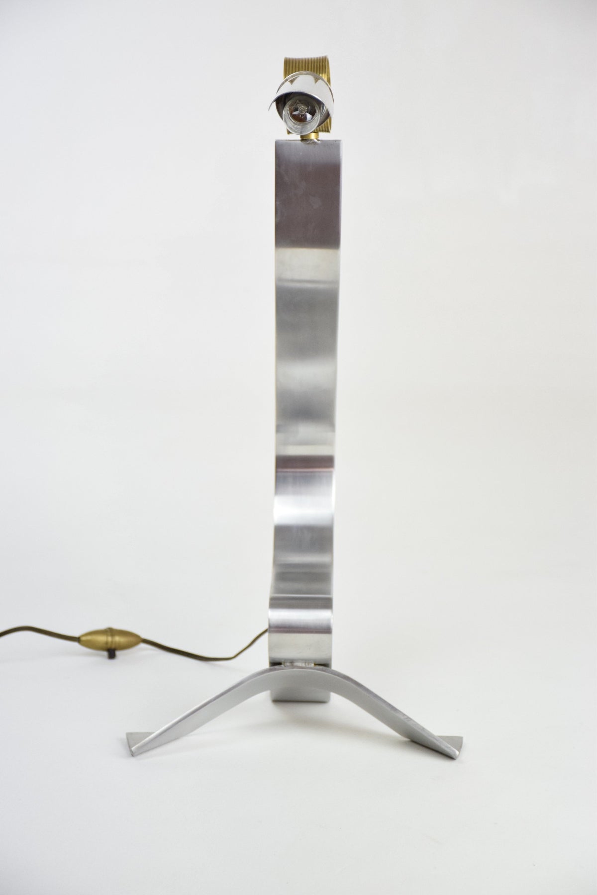 Bird Shaped Steel Lamp, France, 1970's - Spirit Gallery 