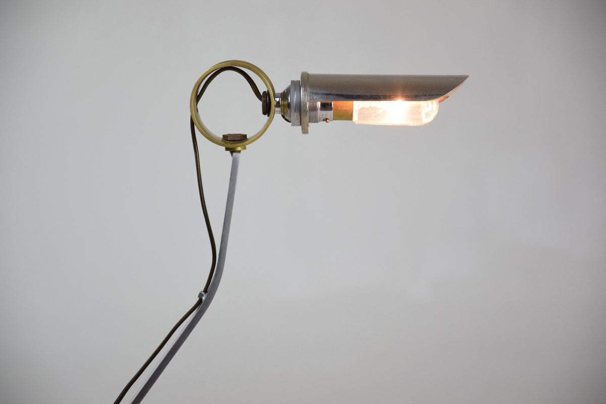 Bird Shaped Steel Lamp, France, 1970's - Spirit Gallery 