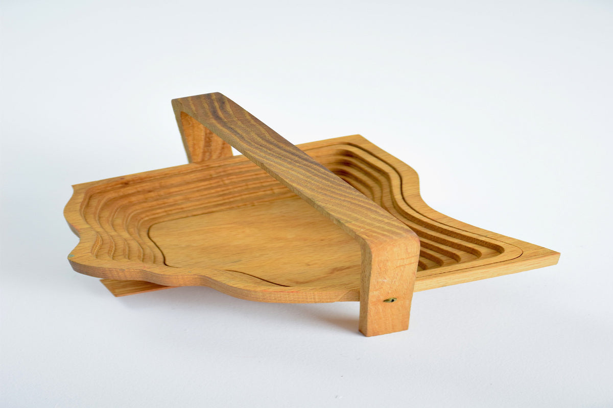 Collapsible Bread Basket by John Keim, 1994 - Spirit Gallery 