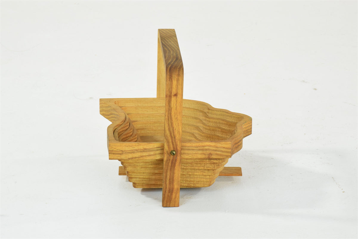 Collapsible Bread Basket by John Keim, 1994 - Spirit Gallery 