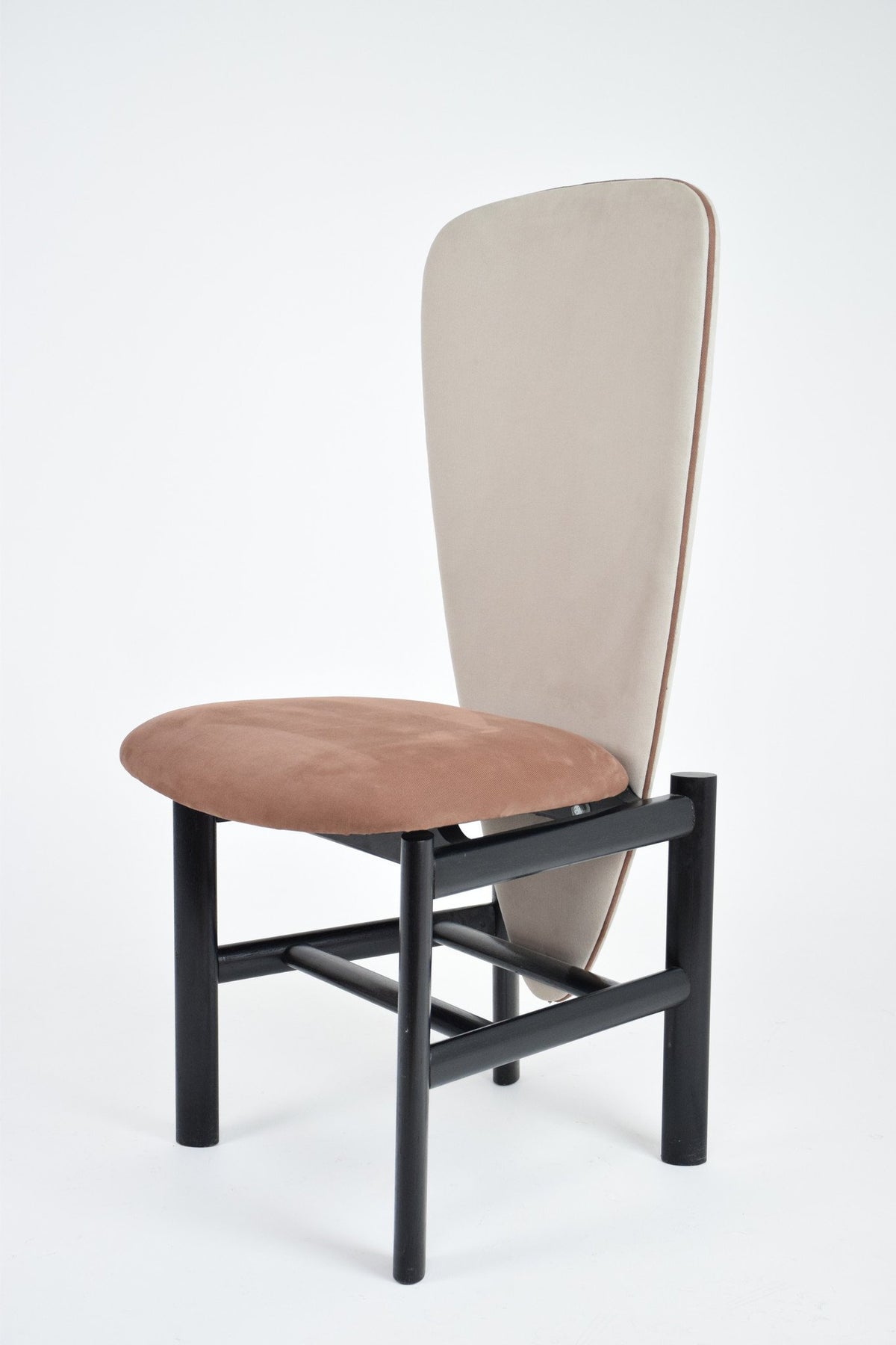 Dutch High Back Mid-Century Oak Dining Chairs, Set of 4 - Spirit Gallery 