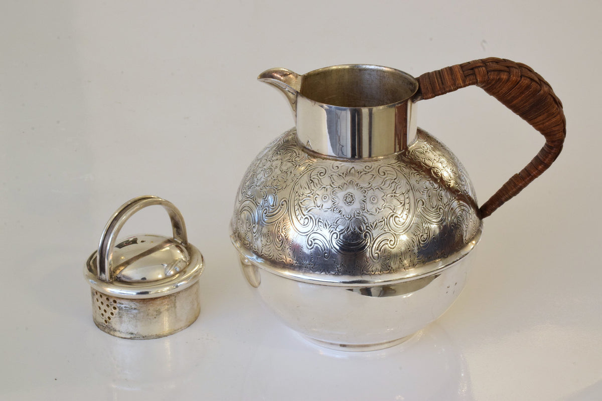 English Antique Small Silver Pitcher or Teapot by Bailey Banks & Biddle - Spirit Gallery 