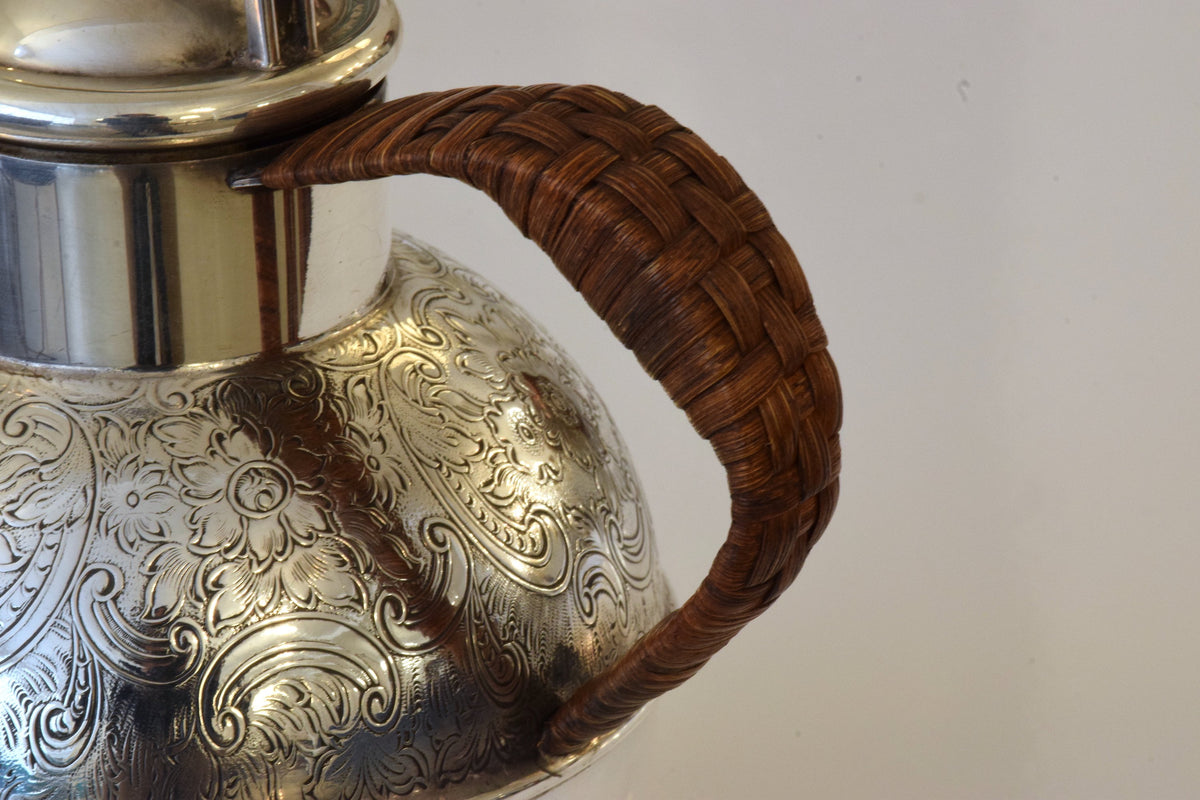 English Antique Small Silver Pitcher or Teapot by Bailey Banks & Biddle - Spirit Gallery 