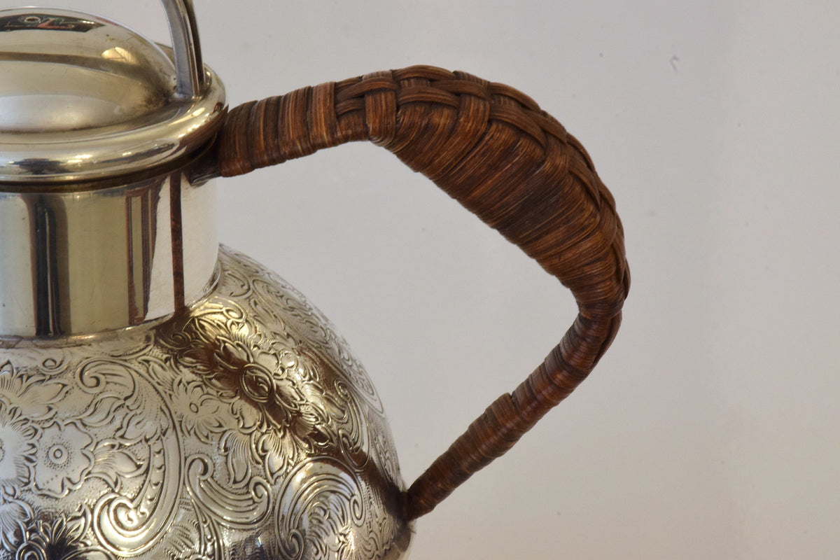 English Antique Small Silver Pitcher or Teapot by Bailey Banks & Biddle - Spirit Gallery 