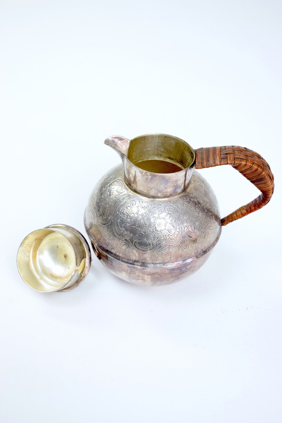 English Antique Small Silver Pitcher or Teapot by Bailey Banks & Biddle - Spirit Gallery 