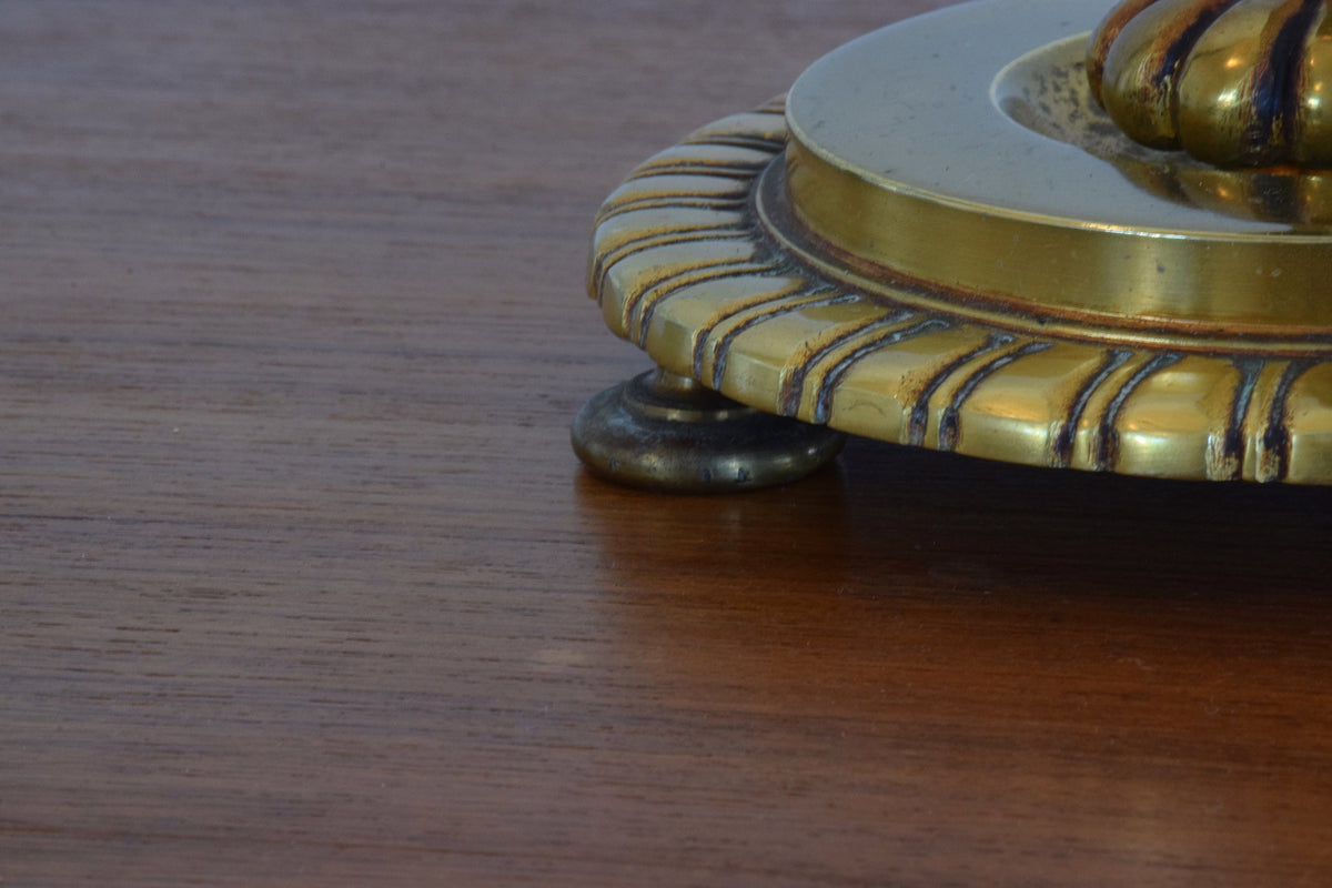 French Art Deco Bronze Table Lamp by Henry Petitot, 1930's - Spirit Gallery 