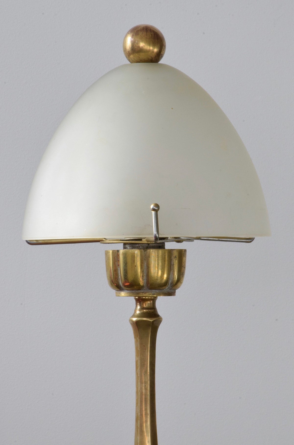 French Art Deco Bronze Table Lamp by Henry Petitot, 1930's - Spirit Gallery 