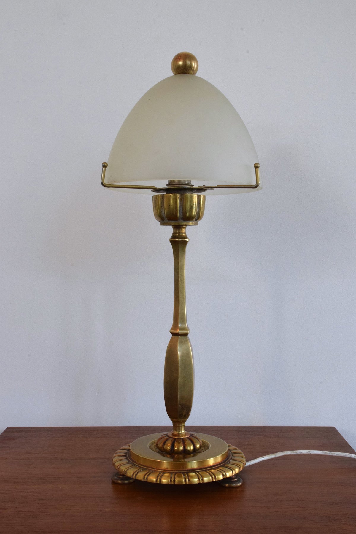 French Art Deco Bronze Table Lamp by Henry Petitot, 1930's - Spirit Gallery 