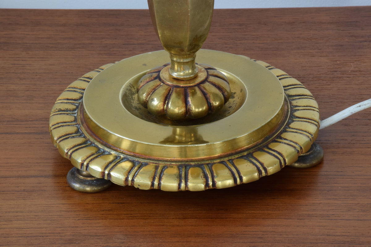 French Art Deco Bronze Table Lamp by Henry Petitot, 1930's - Spirit Gallery 