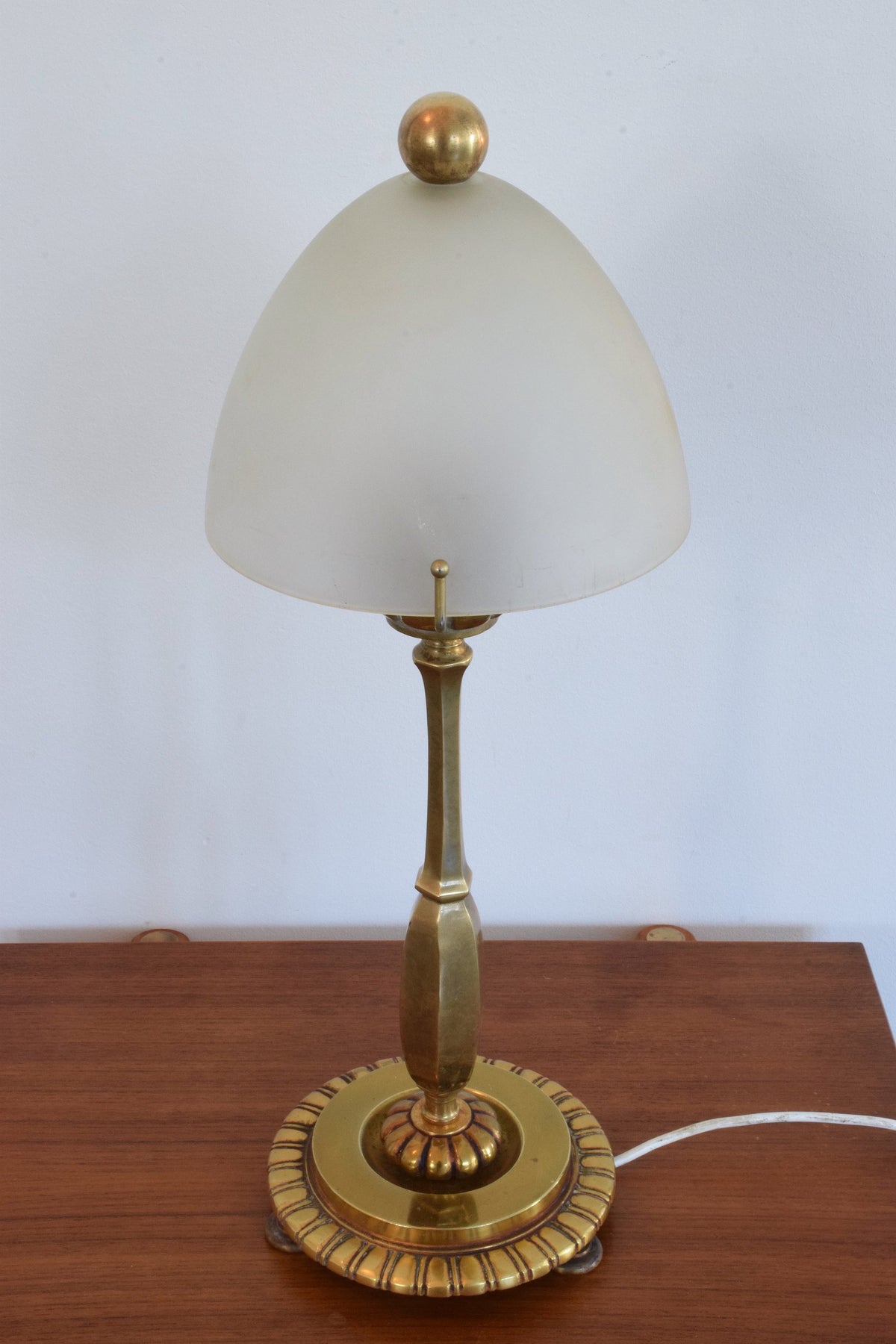 French Art Deco Bronze Table Lamp by Henry Petitot, 1930's - Spirit Gallery 
