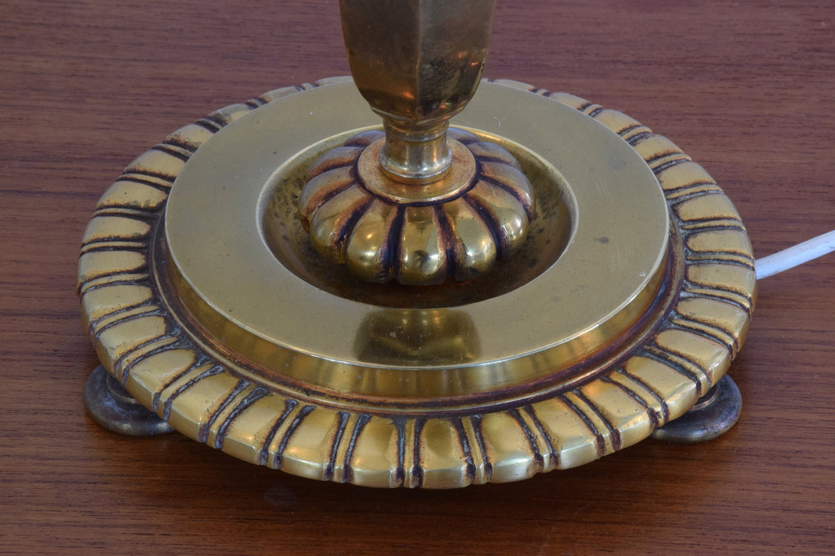 French Art Deco Bronze Table Lamp by Henry Petitot, 1930's - Spirit Gallery 