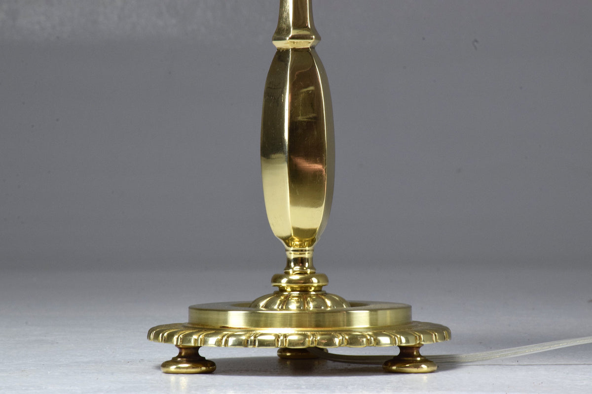 French Art Deco Bronze Table Lamp by Henry Petitot, 1930's - Spirit Gallery 