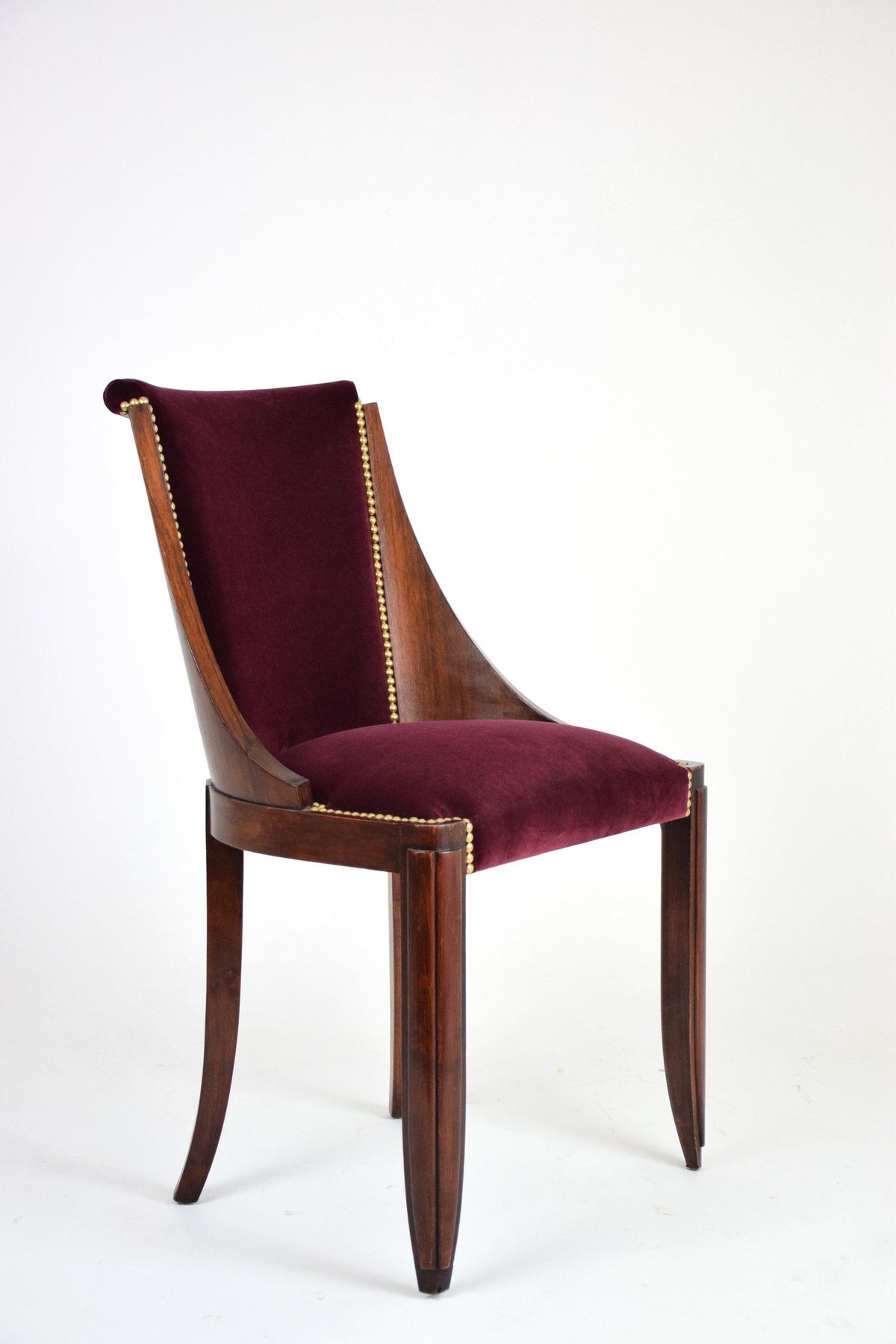 French Art Deco Dining Chairs, 1930's, Set Of 6 - Spirit Gallery 