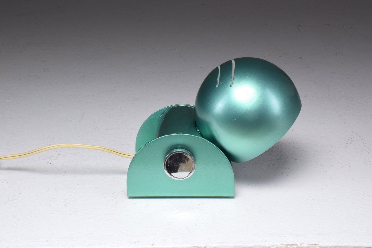 French Vintage Rotating Green Desk Lamp, 1960's - Spirit Gallery 