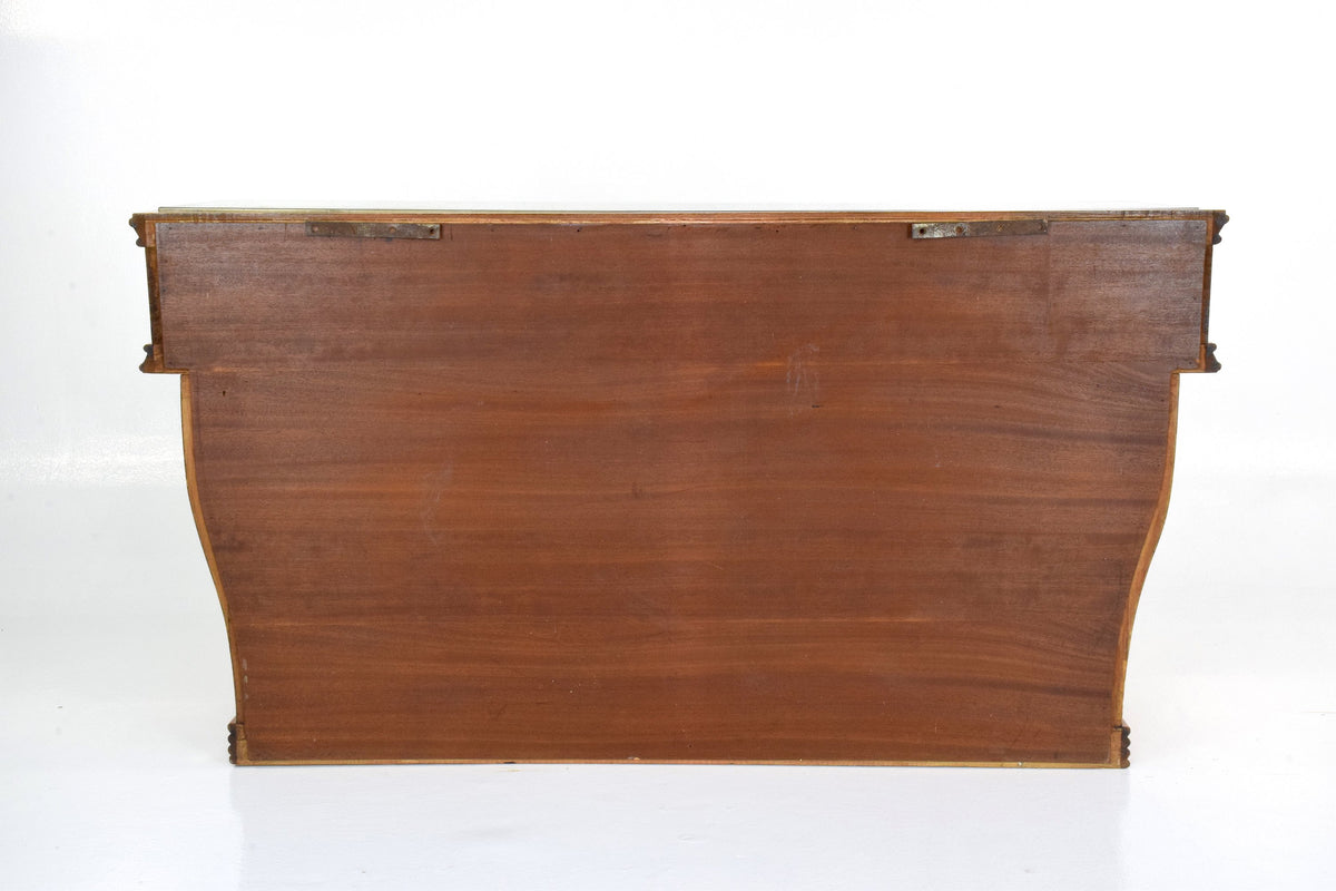 Italian Bird's-Eye Maple Dressing Table and Mirror, 1950s - Spirit Gallery 