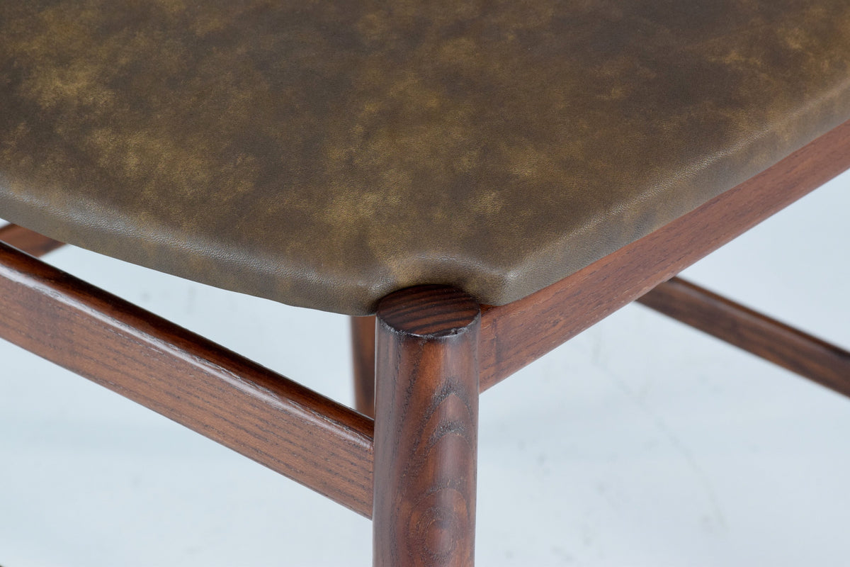 Italian Curved Dining Chairs by Gianfranco Frattini, Set of 5, 1960s - Spirit Gallery 