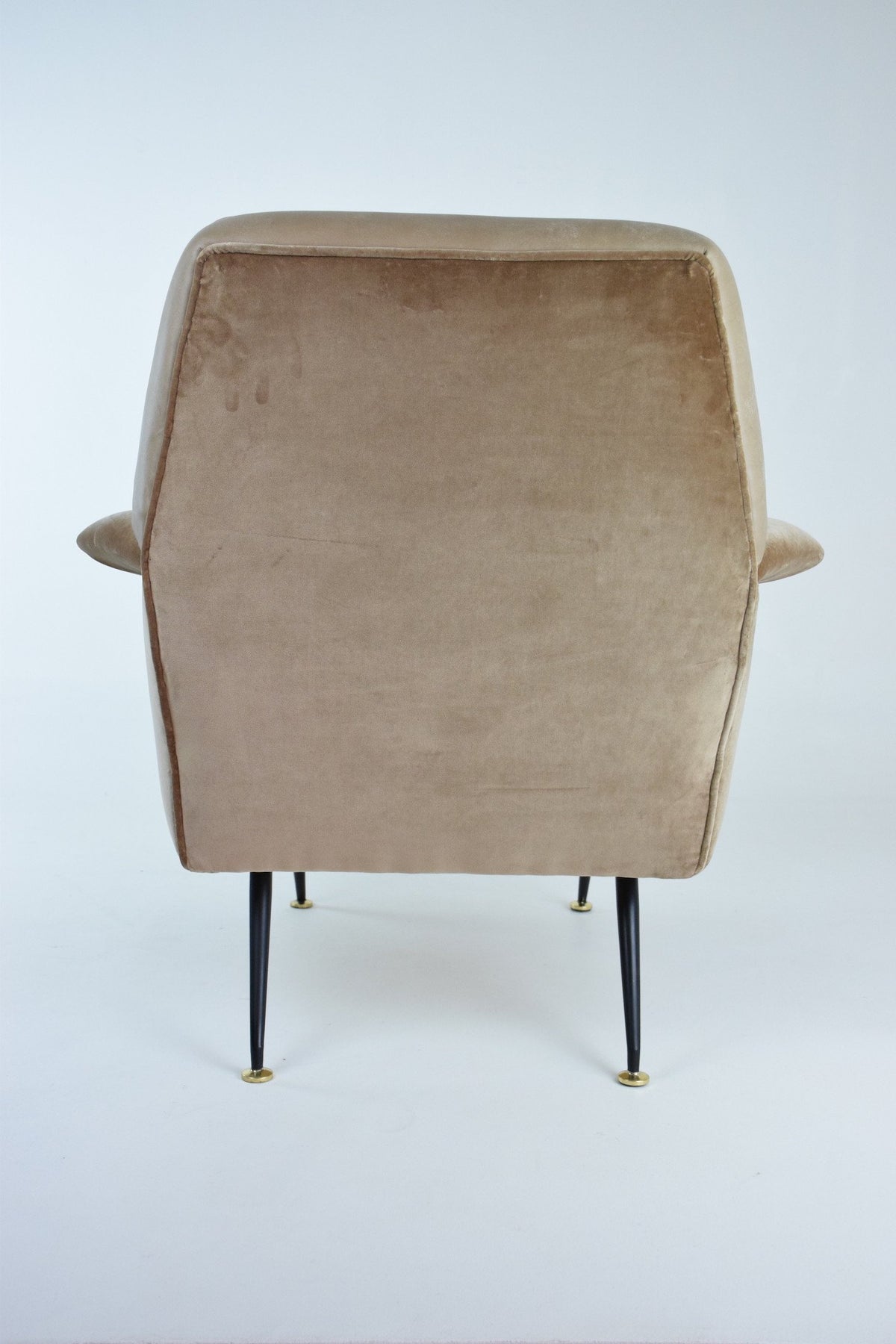 Italian Green Velvet Armchairs, 1960s, Set of 2 - Spirit Gallery 