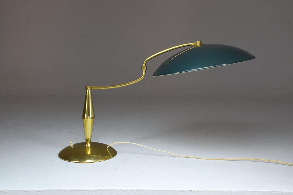 Italian Mid-Century Arredoluce Brass Table Lamp, 1950's - Spirit Gallery 