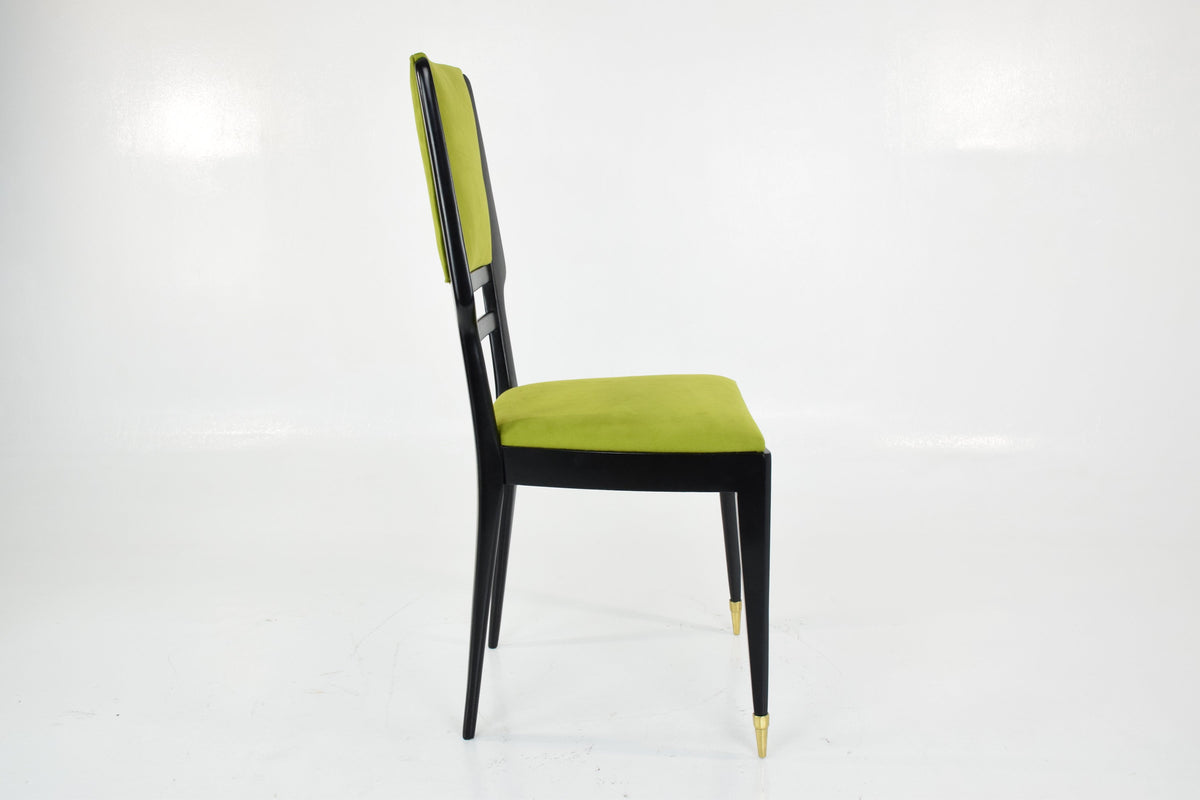 Italian Mid-Century Dining Chairs, Set of Six, 1950's - Spirit Gallery 