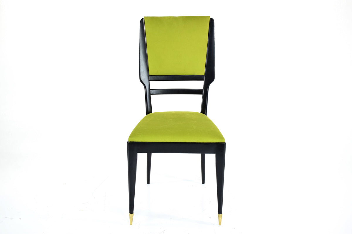Italian Mid-Century Dining Chairs, Set of Six, 1950's - Spirit Gallery 
