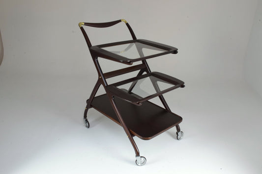 Italian Mid-Century Vintage Bar Cart by Ico Parisi - Spirit Gallery 