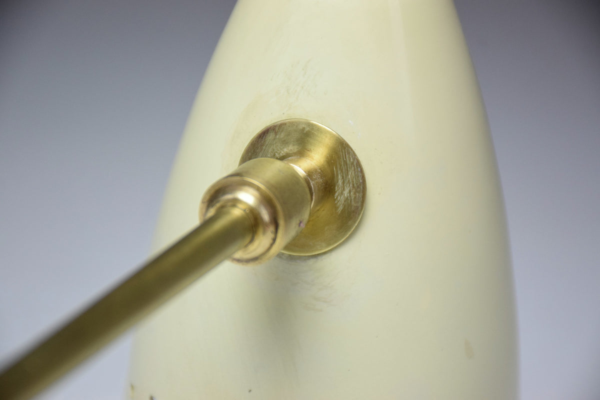 Italian Midcentury Arteluce Style Brass Lamp, 1950s - Spirit Gallery 