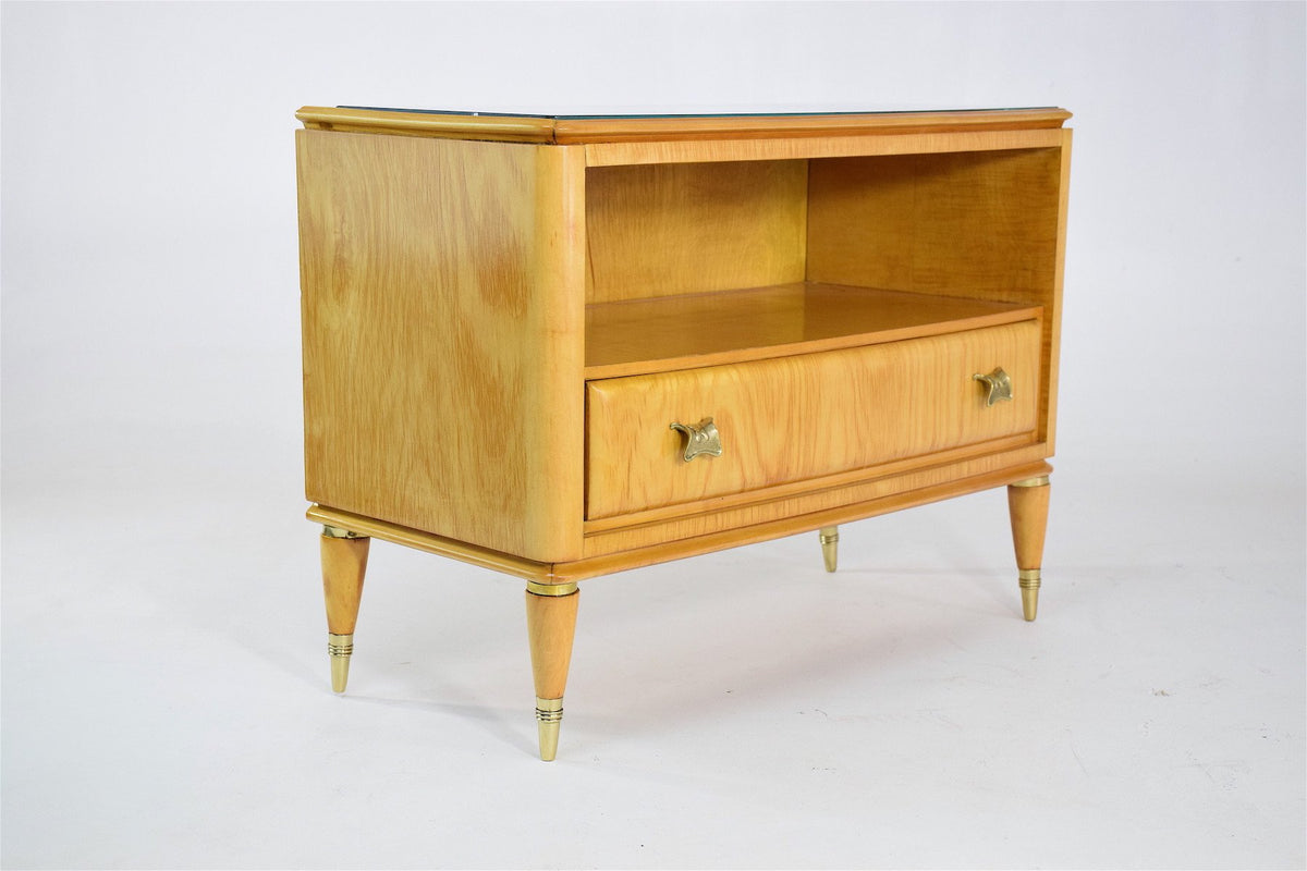 Italian Vintage Mid-Century Nightstands, Set of Two, 1950's - Spirit Gallery 